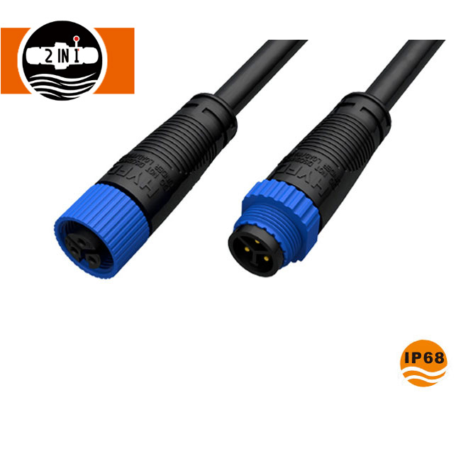 10A wasserdichter männlicher weiblicher Stecker 2 Pin für LED-Streifen