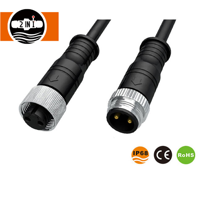 IP67 4-poliger wasserdichter Steckverbinder