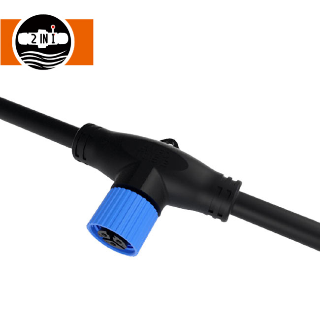 T-förmiger M15 wasserdichter Kabelstecker